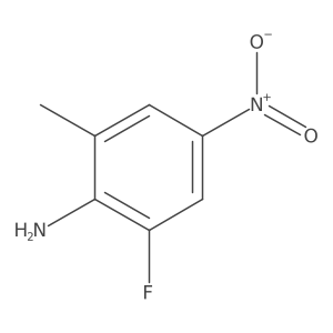 2-Fluoro-6-methyl-4-nitroaniline结构式