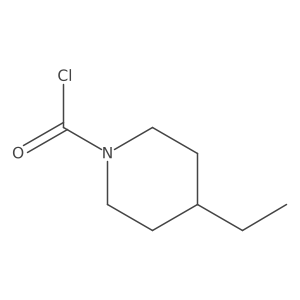 4-Ethylpiperidine-1-carbonyl chloride结构式