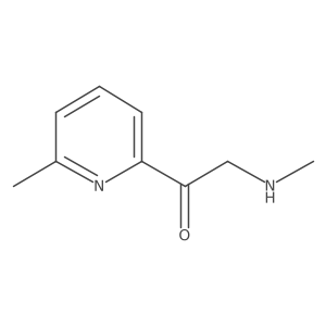 2-(Methylamino)-1-(6-methylpyridin-2-yl)ethan-1-one结构式