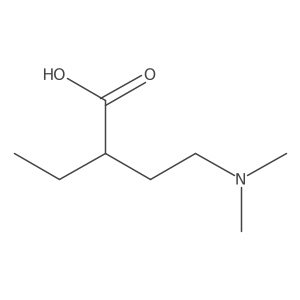 4-(Dimethylamino)-2-ethylbutanoic acid结构式