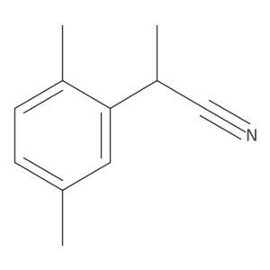 2-(2,5-Dimethylphenyl)propanenitrile Structure