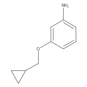 3-(Cyclopropylmethoxy)aniline结构式
