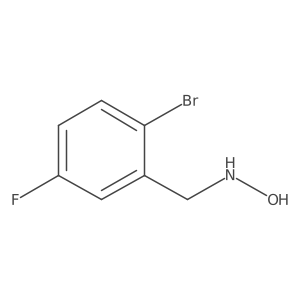 N-[(2-bromo-5-fluorophenyl)methyl]hydroxylamine结构式