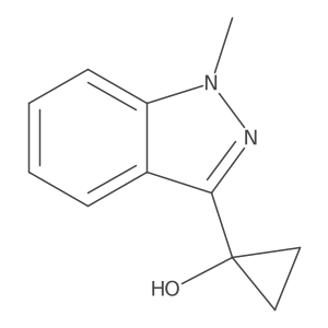 1-(1-Methyl-1h-indazol-3-yl)cyclopropan-1-ol Structure