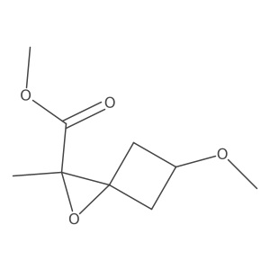 Methyl 5-methoxy-2-methyl-1-oxaspiro[2.3]hexane-2-carboxylate Structure