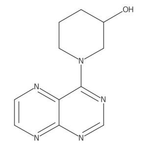 1-(Pteridin-4-yl)piperidin-3-ol Structure