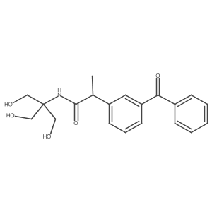 (R)-2-(3-Benzoylphenyl)-N-(1,3-dihydroxy-2-(hydroxymethyl)propan-2-yl)propanamide Structure
