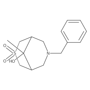7-Benzyl-9-hydroxy-9-methyl-3lambda6-thia-7-azabicyclo[3.3.1]nonane-3,3-dione结构式