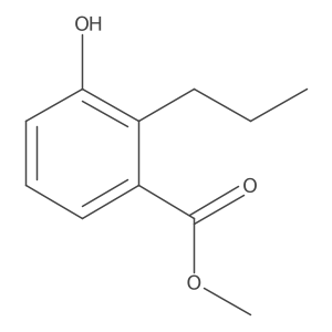 Methyl 3-hydroxy-2-propylbenzoate Structure