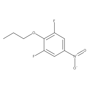 1,3-Difluoro-5-nitro-2-propoxybenzene Structure