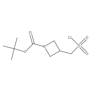 Tert-butyl 3-[(chlorosulfonyl)methyl]azetidine-1-carboxylate Structure