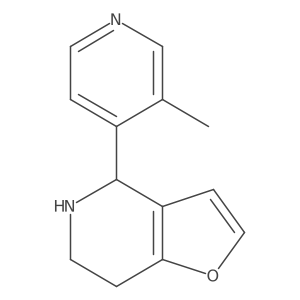 4-{4H,5H,6H,7H-furo[3,2-c]pyridin-4-yl}-3-methylpyridine结构式