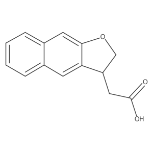 2,3-Dihydronaphtho[2,3-b]furan-3-acetic Acid结构式