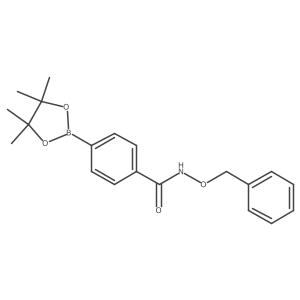 N-Benzyloxy-4-(4,4,5,5-tetramethyl-[1,3,2]dioxaborolan-2-yl)-benzamide Structure
