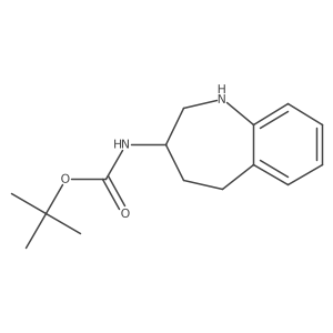 tert-butyl N-(2,3,4,5-tetrahydro-1H-1-benzazepin-3-yl)carbamate Structure