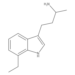 (2S)-4-(7-ethyl-1H-indol-3-yl)butan-2-amine Structure
