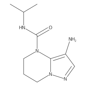 3-amino-N-(propan-2-yl)-4H,5H,6H,7H-pyrazolo[1,5-a]pyrimidine-4-carboxamide Structure