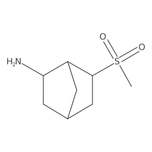 6-Methanesulfonylbicyclo[2.2.1]heptan-2-amine Structure