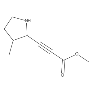 Methyl 3-(3-methylpyrrolidin-2-yl)prop-2-ynoate Structure