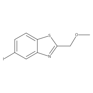 5-Iodo-2-(methoxymethyl)-1,3-benzothiazole结构式