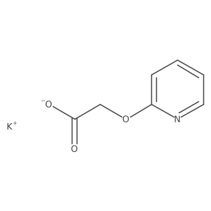 Potassium 2-(pyridin-2-yloxy)acetate Structure