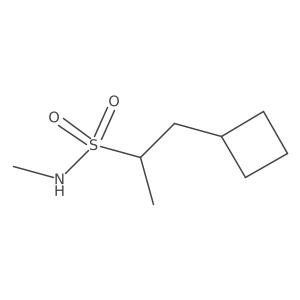 1-cyclobutyl-N-methylpropane-2-sulfonamide Structure