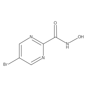 5-bromo-N-hydroxypyrimidine-2-carboxamide Structure
