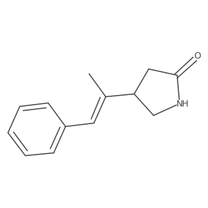 4-(1-Phenylprop-1-en-2-yl)pyrrolidin-2-one Structure