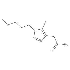 2-[1-(3-methoxypropyl)-5-methyl-1H-1,2,3-triazol-4-yl]acetamide Structure