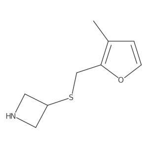 3-{[(3-Methylfuran-2-yl)methyl]sulfanyl}azetidine Structure