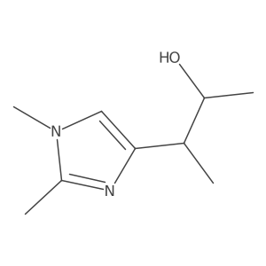 3-(1,2-dimethyl-1H-imidazol-4-yl)butan-2-ol结构式