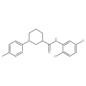 N-(2,5-dichlorophenyl)-1-(6-methylpyridazin-3-yl)piperidine-3-carboxamide Structure