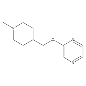 2-[(1-Methylpiperidin-4-yl)methoxy]pyrazine Structure