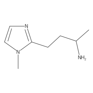 (2S)-4-(1-methyl-1H-imidazol-2-yl)butan-2-amine结构式