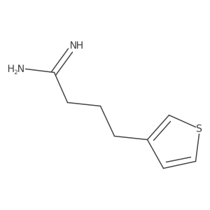 4-(Thiophen-3-yl)butanimidamide Structure