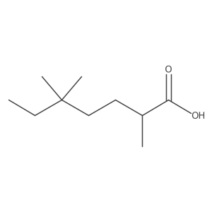 (2R)-2,5,5-Trimethylheptanoic acid结构式