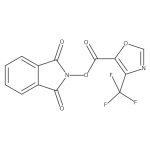 1,3-dioxo-2,3-dihydro-1H-isoindol-2-yl 4-(trifluoromethyl)-1,3-oxazole-5-carboxylate Structure