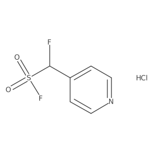 Fluoro(pyridin-4-yl)methanesulfonylfluoridehydrochloride Structure