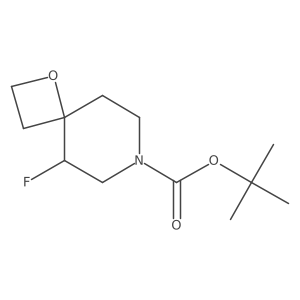 tert-Butyl 5-fluoro-1-oxa-7-azaspiro[3.5]nonane-7-carboxylate Structure
