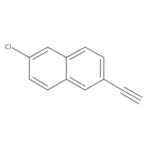 2-Chloro-6-ethynylnaphthalene Structure