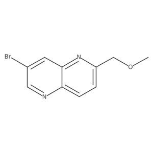 7-Bromo-2-(methoxymethyl)-1,5-naphthyridine结构式