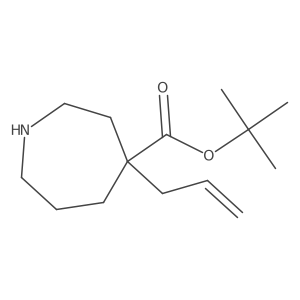 Tert-butyl 4-(prop-2-en-1-yl)azepane-4-carboxylate Structure