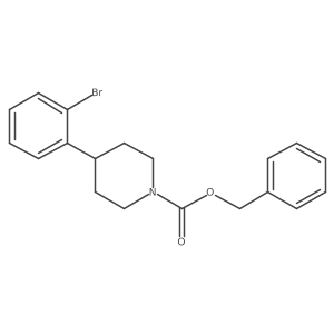 Benzyl 4-(2-bromophenyl)piperidine-1-carboxylate Structure
