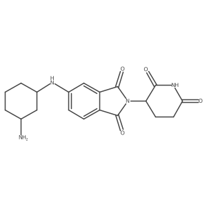 rac-5-{[(1R,3S)-3-aminocyclohexyl]amino}-2-(2,6-dioxopiperidin-3-yl)-2,3-dihydro-1H-isoindole-1,3-dione结构式