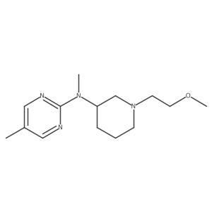 N-[1-(2-methoxyethyl)piperidin-3-yl]-N,5-dimethylpyrimidin-2-amine Structure