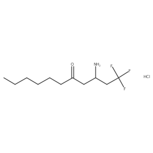 3-Amino-1,1,1-trifluoroundecan-5-one hydrochloride Structure