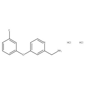 1-[4-(3-Fluorophenoxy)pyridin-2-yl]methanamine dihydrochloride Structure
