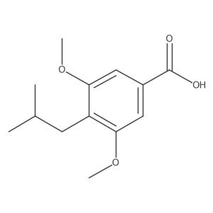 3,5-Dimethoxy-4-isobutyl-benzoic acid结构式