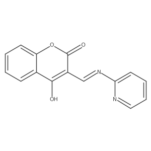 (3Z)-3-[(pyridin-2-ylamino)methylidene]-2H-chromene-2,4(3H)-dione Structure
