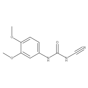 N-Cyano-Na(2)-(3,4-dimethoxyphenyl)urea结构式